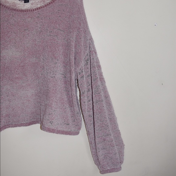 American Eagle Lilac Chenille Knit Sweater - Picture 5 of 10